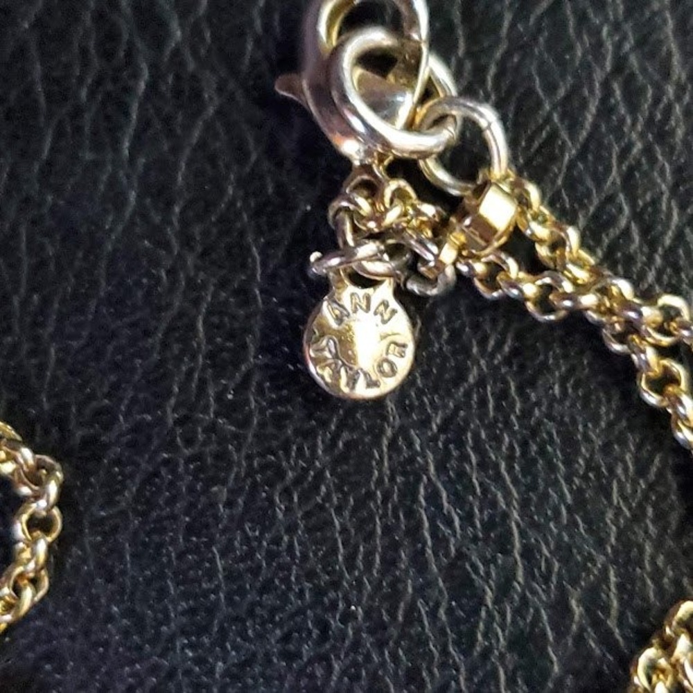 Ann Taylor Bumblebee Pendant Necklace Gold Tone Rhinestone Enamel Bee Jewelry - Picture 2 of 6